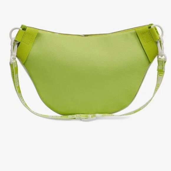 Ugg Green Neon Nasha Plush Clear Belt Bag Fanny Pack Waist Pack - Picture 6 of 8